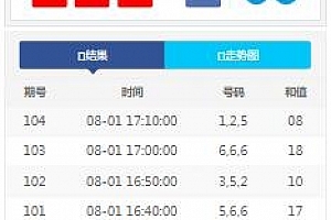 【会员资源】快三走势图网/可二开无加密/带搭建教程