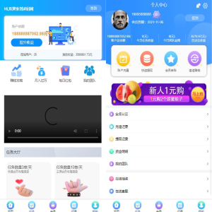 全新开发版本/任务点赞完整系统/威客任务/抽奖活动/好友转账/功能强大