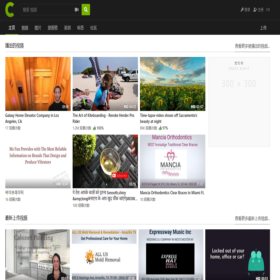 国外AVS8.1视频程序/PHP在线视频上传分享程序