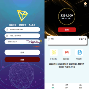 多语言虚拟币投票系统/投票返利/分销返利/虚拟币投资