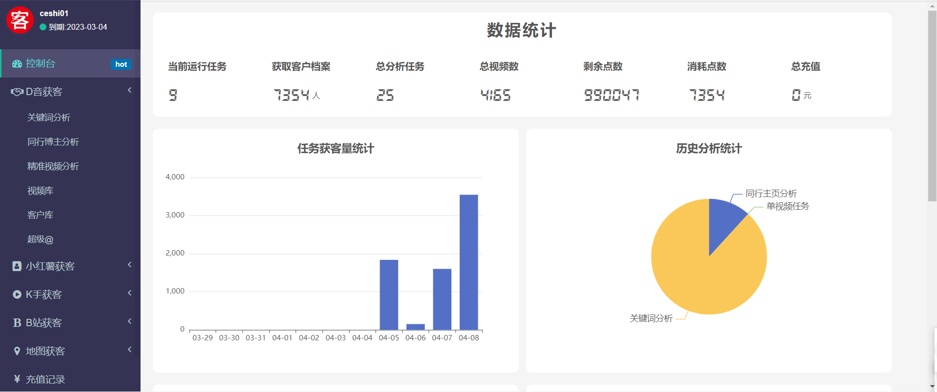 抖音快手小红书地图询盘/短视频询盘获客/抖音监控同行/抖音采集客户源码程序软件