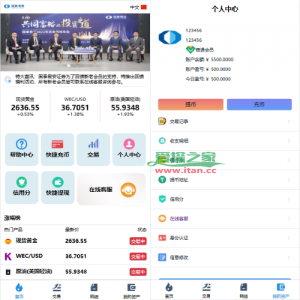 海外微交易系统/虚拟币黄金期货微盘/多语言秒合约微盘