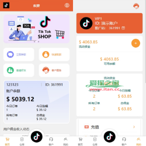 海外tiktok抢单刷单系统/前端uniapp/多语言刷单打针
