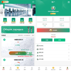 新UI新能源充电桩投资系统/海外投资理财/前端VUE