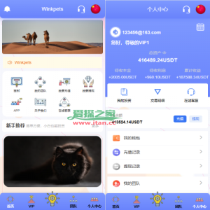 海外宠物投资理财系统/多语言投资源码/前端VUE