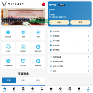 海外投资众筹系统/越南投资理财/前端VUE