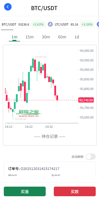 多语言虚拟币微盘/海外微交易/秒合约/时间盘