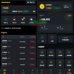多语言仿币安微盘系统/期货时间盘/实名认证/信用分