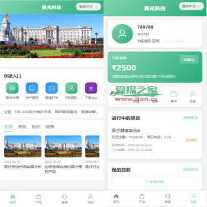 新版海外投资理财系统/医疗项目基金投资/贷款/余额宝